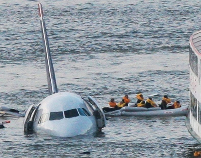 Самолет столкнулся с гусями и рухнул в реку (25 фото)