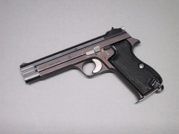 Основной пистолет-пулемёт - B&T 96 SMG от местной фирмы Brugger & Thomet, фактически тот же H&K MP5.  Основной послевоенный 9-мм пистолет SIG P-201, с автоматикой короткого хода ствола, весьма точный, но морально устаревший сейчас (начиная с 1975) полностью заменён на SIG P-220 в варианте 9 мм.