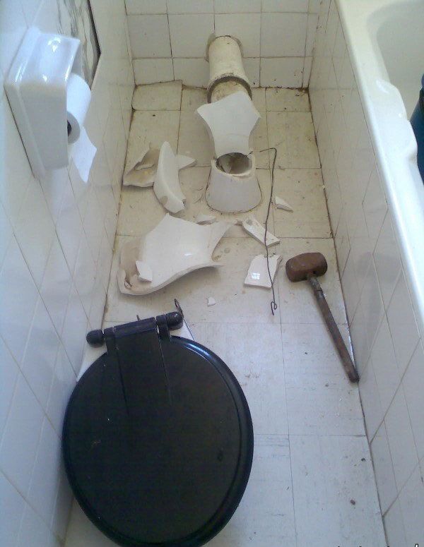 Не ходите, дети, в туалеты Индии (5 фото)