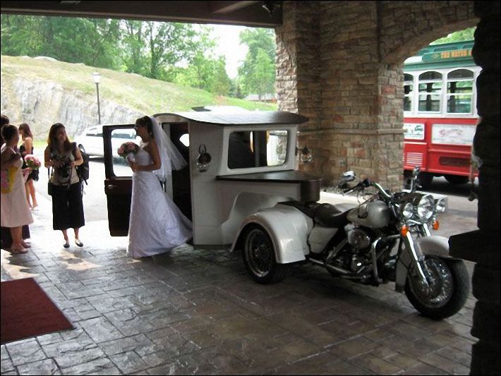 Уникальный свадебный транспорт (19 фото)