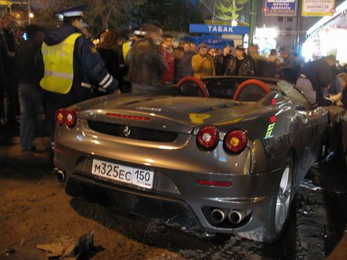 Неудачный угон Ferrari (27 фото)