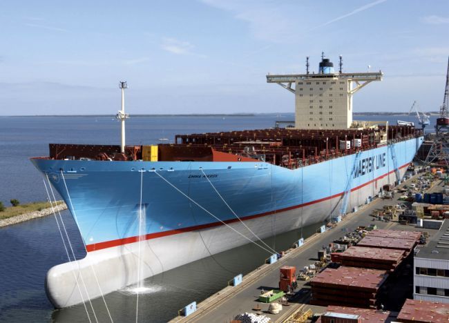The biggest cargo ship in the world