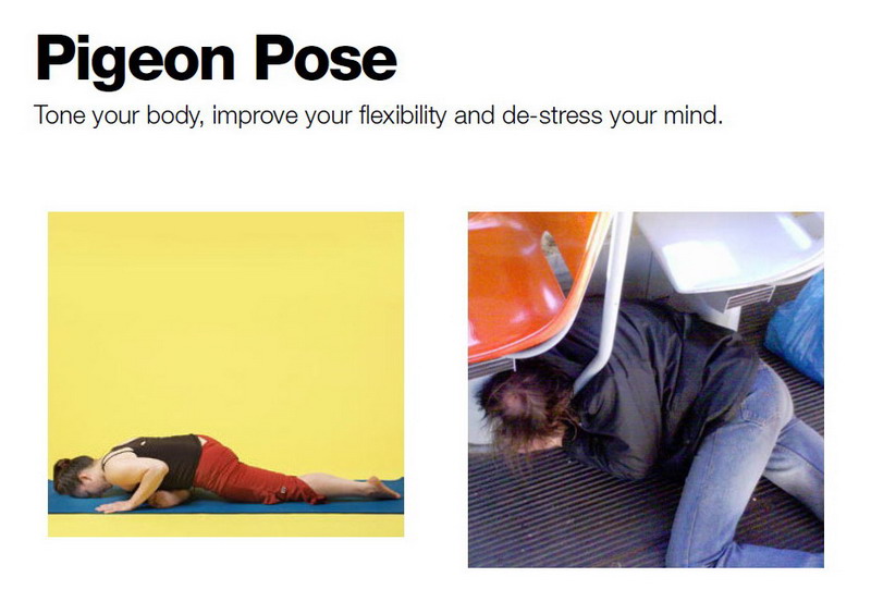 Pigeon Pose — Придаст тонус вашему телу, улучшит вашу гибкость и снимет стресс вашего ума.