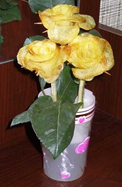 Картофельные розы (13 фото)
